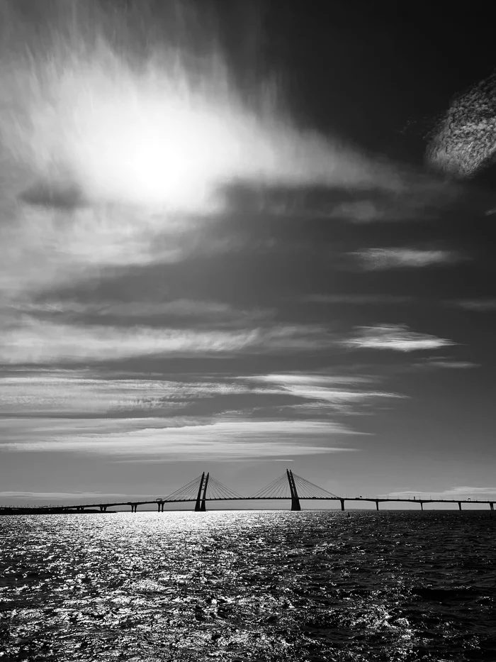 Bridge - My, Bridge, Saint Petersburg, Port of Sevkabel