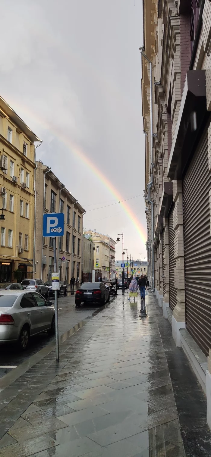 Kitay-Gorod, right now. 19-19, 18.07 - Rainbow, After the rain, Positive, beauty, Nature, Longpost