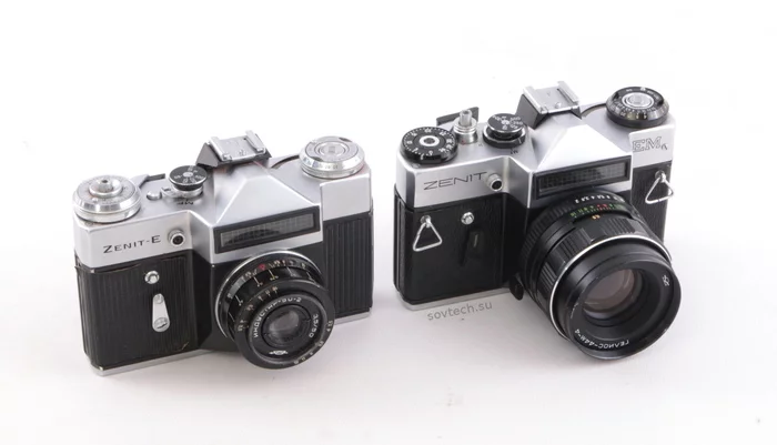 Photo Tuesday #38. Zenith E and Zenith EM - My, Technics, Made in USSR, Film cameras, Zenith, Zenit-e, Reflex camera, Longpost