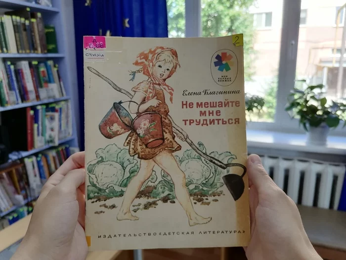 «Не мешайте мне трудиться» - Моё, Библиотека, Чтение, Литература, Книги, Что почитать?, Обзор книг, Стихи, Детская литература, Библиотекарь, Детские стихи, Иллюстрации, Длиннопост