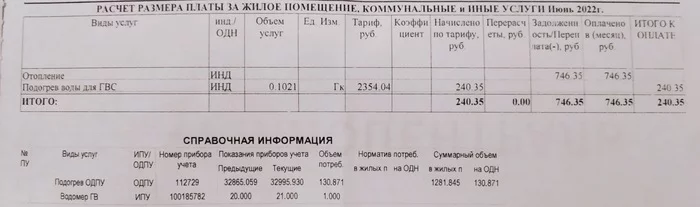 Hot water bill - My, League of Lawyers, Housing and communal services