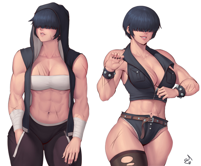 Девушка со шрамами