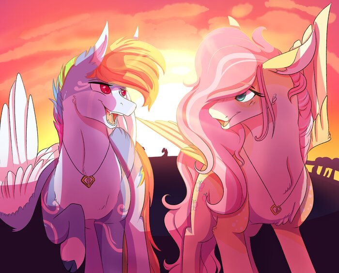 Встреча подружек-пегасок