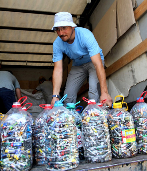 More than 2.5 tons of unusable batteries were collected by the parishioners of the church in Anapa - Ecology, Garbage, Temple, Church, Waste recycling, Longpost