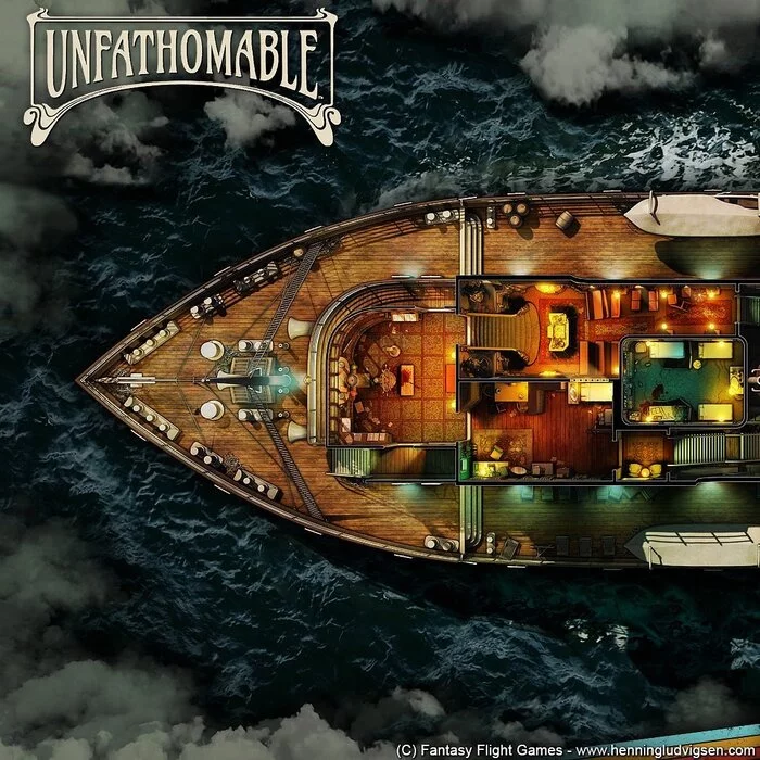 Playing field Unfathomable - Board games, Incomprehensible, Howard Phillips Lovecraft, FFG, Longpost