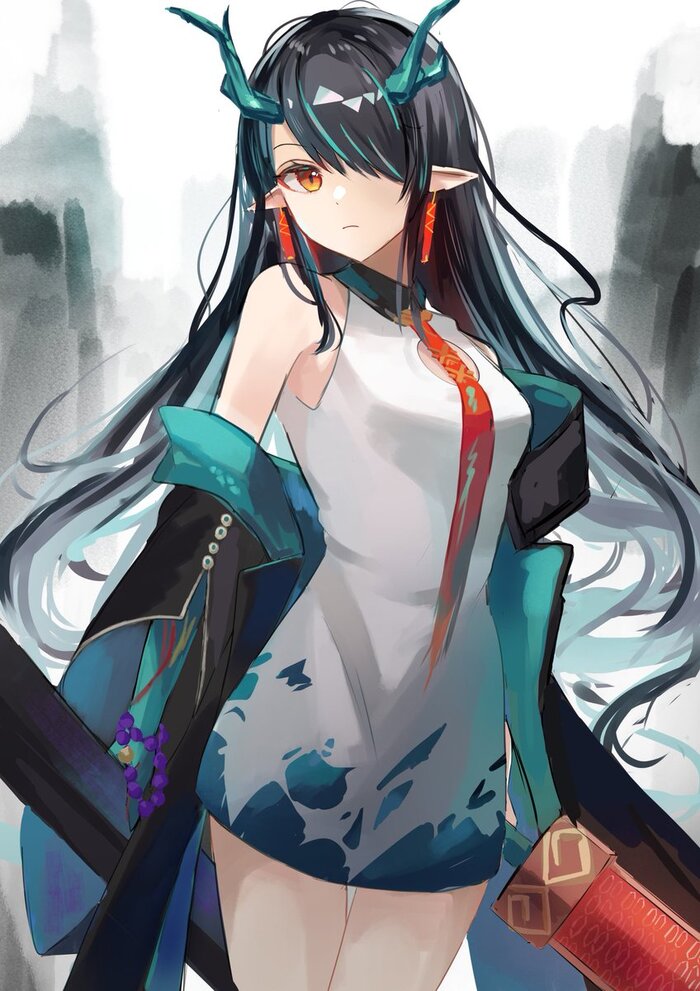 Arknights operators Аниме, Anime Art, Arknights, Saria, Skadi the Corrupting Heart, Chen (Arknights), Podenco, Lava (arknights), Specter the Unchained, Dusk (Arknights), Surtr, Frostleaf, Длиннопост