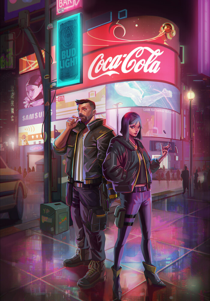 City , ArtStation, , Cyberpunk 2077