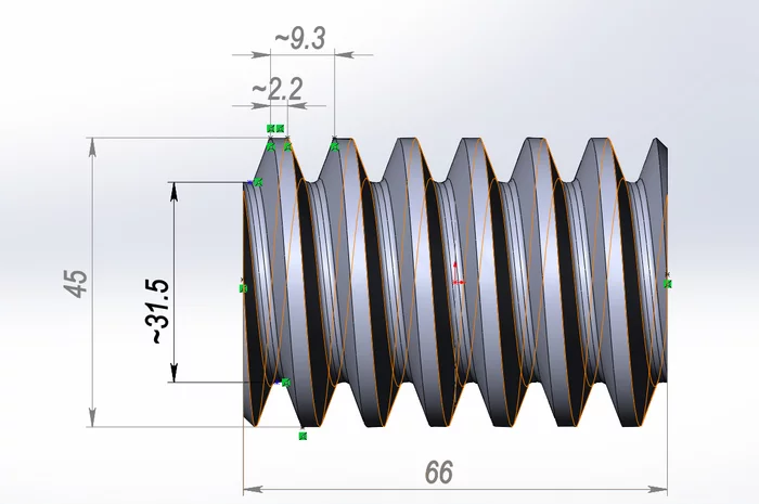 Помощь с червячной передачей - Моё, Solidworks, Компас-3D, Механика, Помощь, Сапр