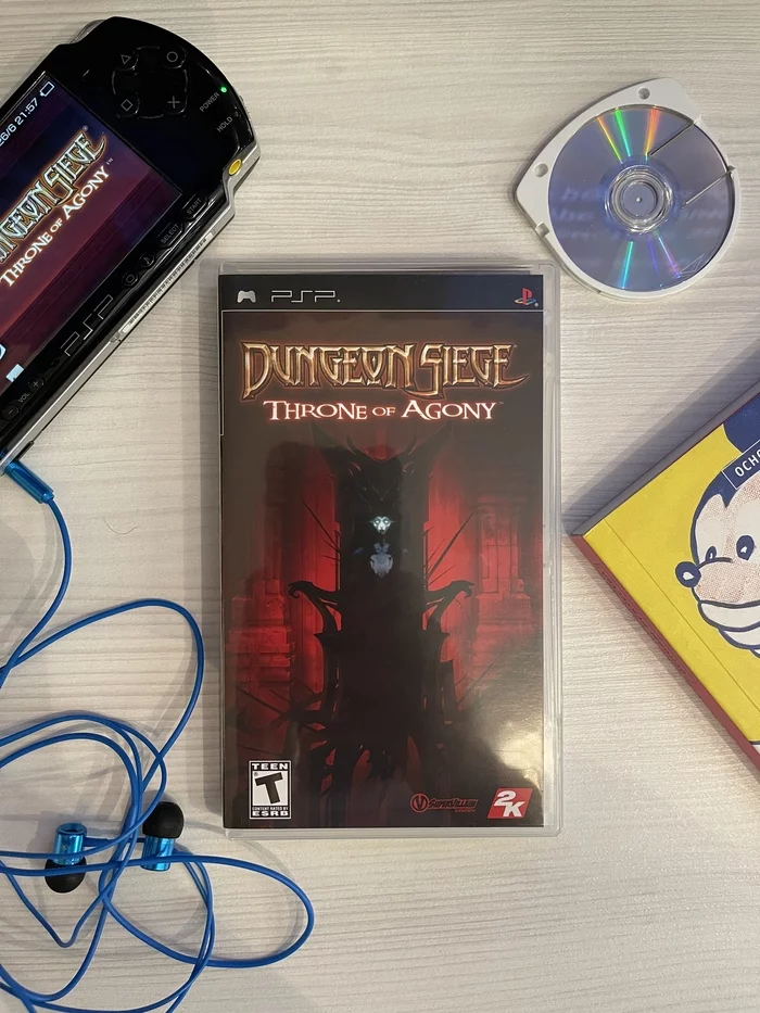 У коллекционного поста - Dungeon Siege: Throne of Agony (PSP) - Моё, Dungeon Siege, Sony PSP, Sony, 2k, Компьютерные игры, Игры, Коллекционирование, Длиннопост