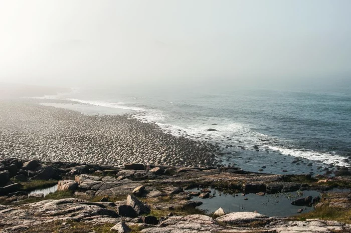 Kola. Teriberka. July 2021 - My, Teriberka, Kola Peninsula, Russian North, Travel across Russia, Landscape, Fog, Longpost, The rocks
