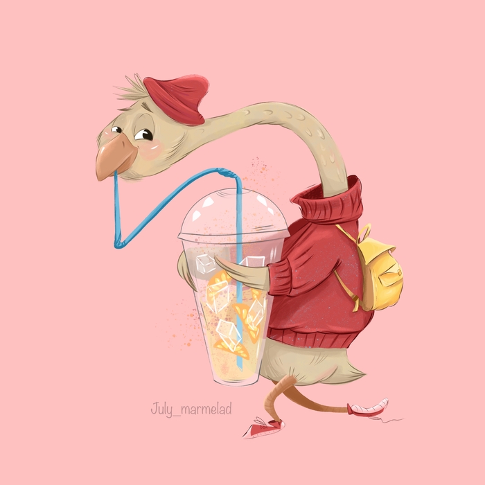 Иллюстрация с гусем ))