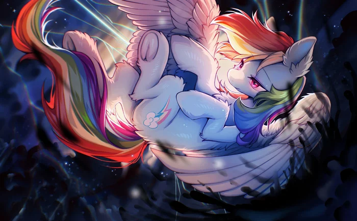 After the storm - My little pony, Rainbow dash, Swaybat