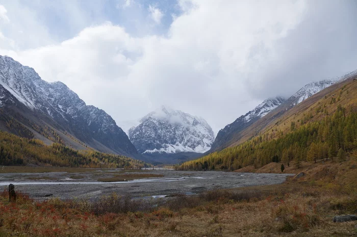 Continuation of the post “Small Aktru, Republic of Altai. - My, The nature of Russia, Nature, Lake, beauty of nature, Altai Republic, River, The photo, Altai Mountains, The mountains, Clouds, Glacier, Russia, Travels, Travel across Russia, Autumn, Winter, Landscape, The rocks, Tourism, Aktru, Reply to post, Longpost
