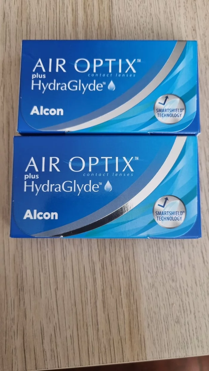 I will give contact lenses Air Optix HydraGlyde -7.00, -7.50, St. Petersburg - My, Contact lenses, Is free, Longpost, Saint Petersburg, Freebie