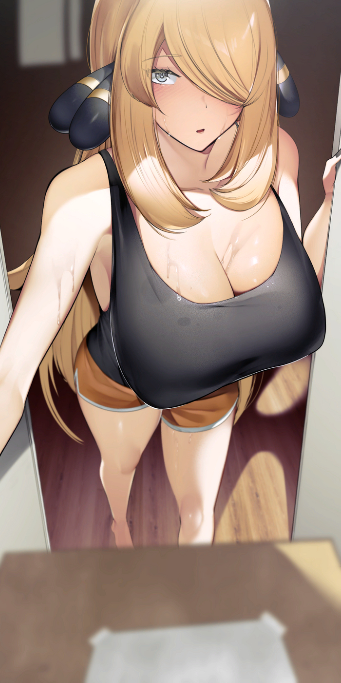   , Cynthia, Anime Art, 