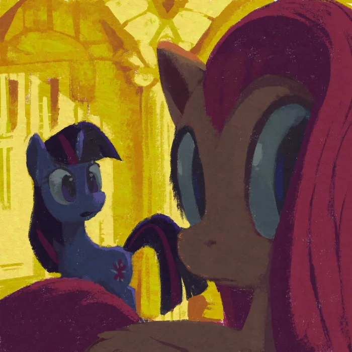 Watching - My little pony, Fluttershy, Twilight sparkle, Docwario