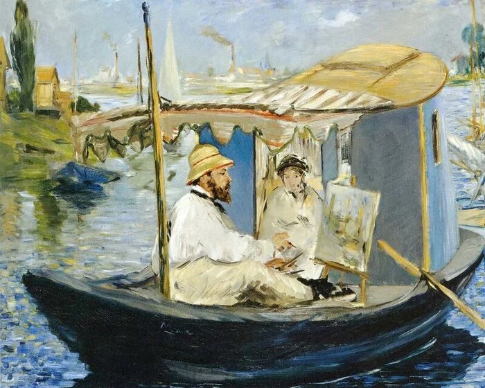 Manet who wrote Monet - Painting, Artist, Claude Monet, Eduard Manet, Impressionism, Painting