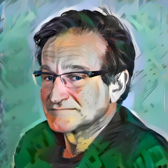 Robin Williams - Drawing, Actors and actresses, Robin Williams, Нейронные сети, Art