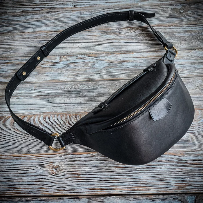 Leather belt bag - My, Сумка, Belt, Leather, Natural leather, Longpost, Needlework without process