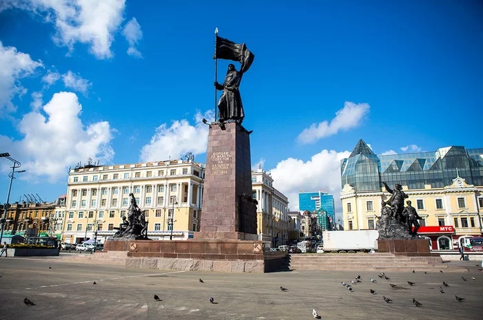  / the USSR, Monument, Restoration, Building, Primorsky Krai, Vladivostok, Дальний Восток, My