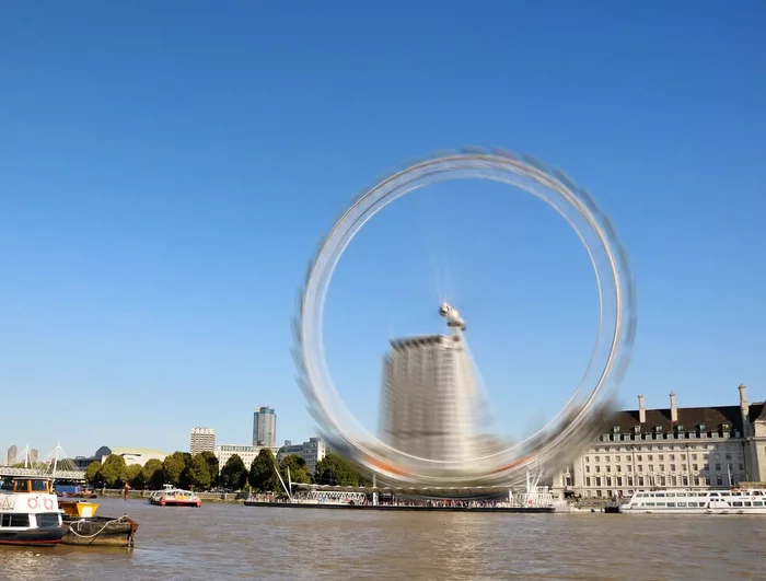 Great London Fan - Humor, The photo, news, Heat, London, Ferris wheel, Onion, London Eye, Fan, Fake news
