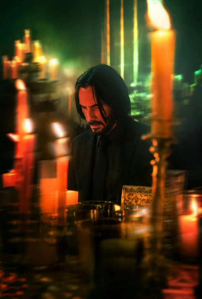 The first frame of John Wick 4 - Боевики, Actors and actresses, John Wick 4, Keanu Reeves, Donnie Yen, Hiroyuki Sanada