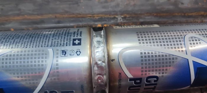 There was nothing to do - My, Welding, Welder, Argon welding, Aluminum can, Tig