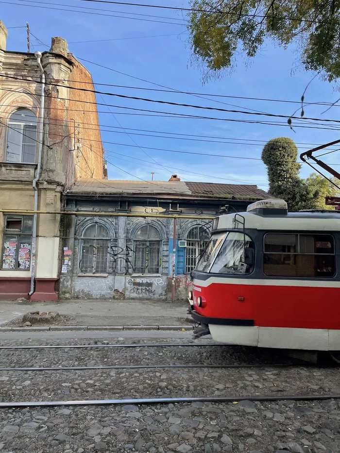 Krasnodar - My, Krasnodar, Tram, Mobile photography