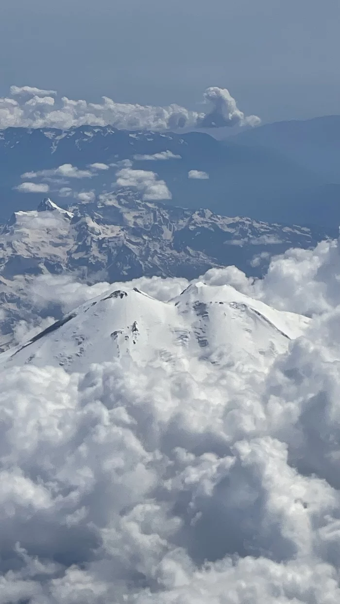 Elbrus - My, The mountains, Elbrus, Flight, Airplane, Longpost