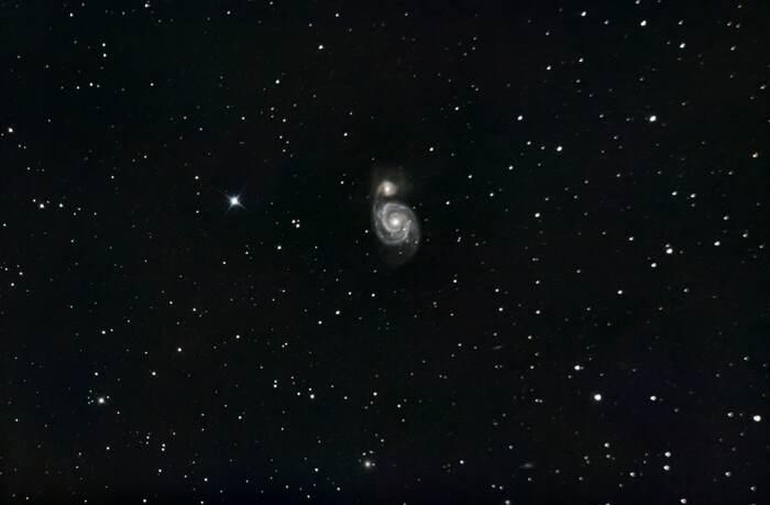 Whirlpool Galaxy - My, Space, Astrophoto, Galaxy