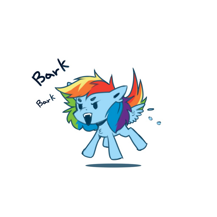 -! My Little Pony, Rainbow Dash