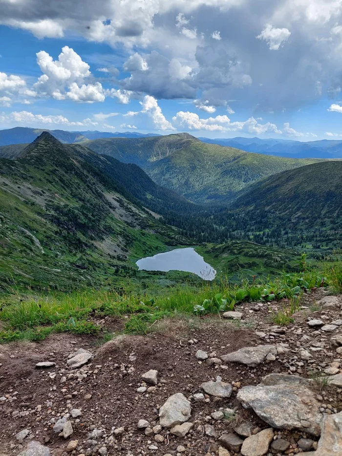 Chersky Peak. Lake Heart - My, Chersky Peak, Heart Lake, Hike, Irkutsk region, Khamar-Daban