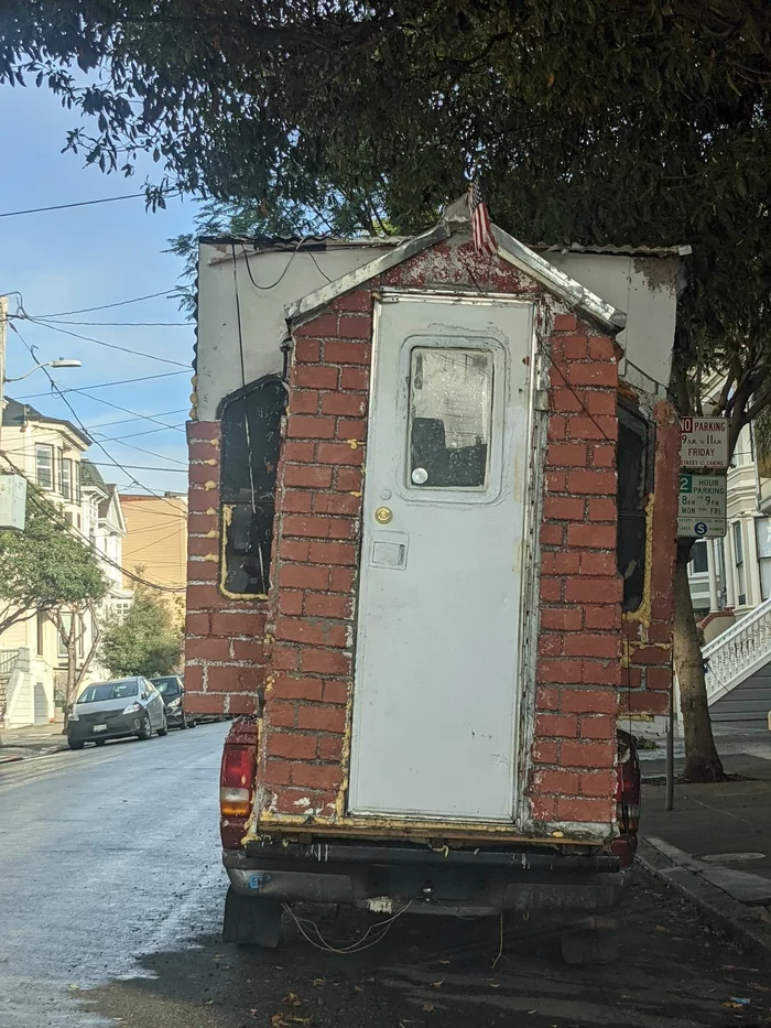 The answer to the post Oops, rukoshop! - My, The photo, Humor, Auto, House on wheels, Oddities, Reply to post