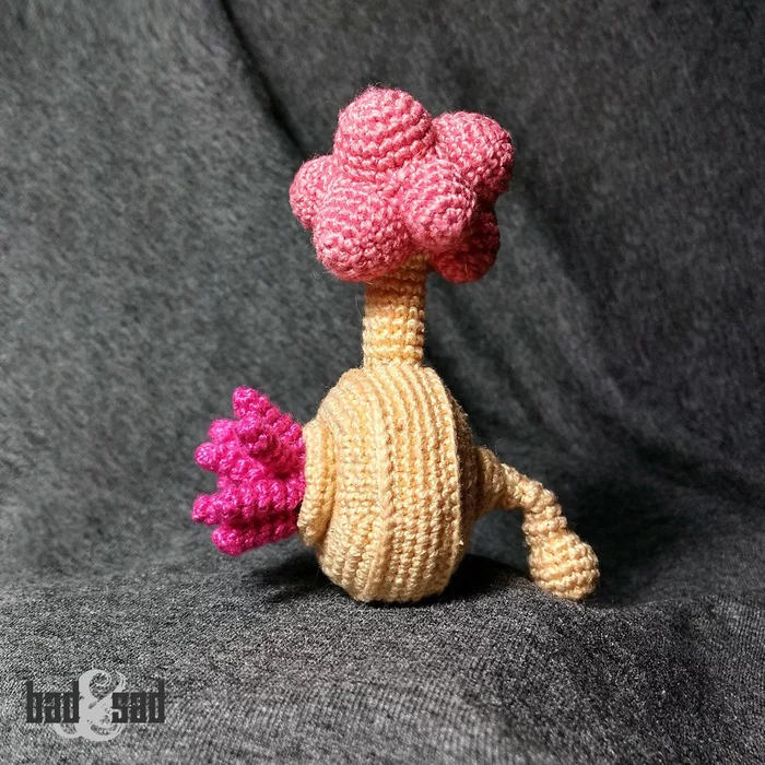 Plumbus - Rick and Morty - My, Needlework without process, With your own hands, Crochet, Amigurumi, Rick and Morty, Plumbus, Longpost