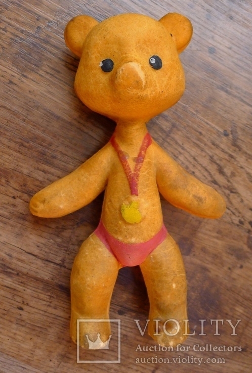 Please help me find this bear! I can't find it anywhere, I'll buy it! - My, Toys, the USSR, Made in USSR, Olympic bear, Wrestlers, Foam, Search, Wife