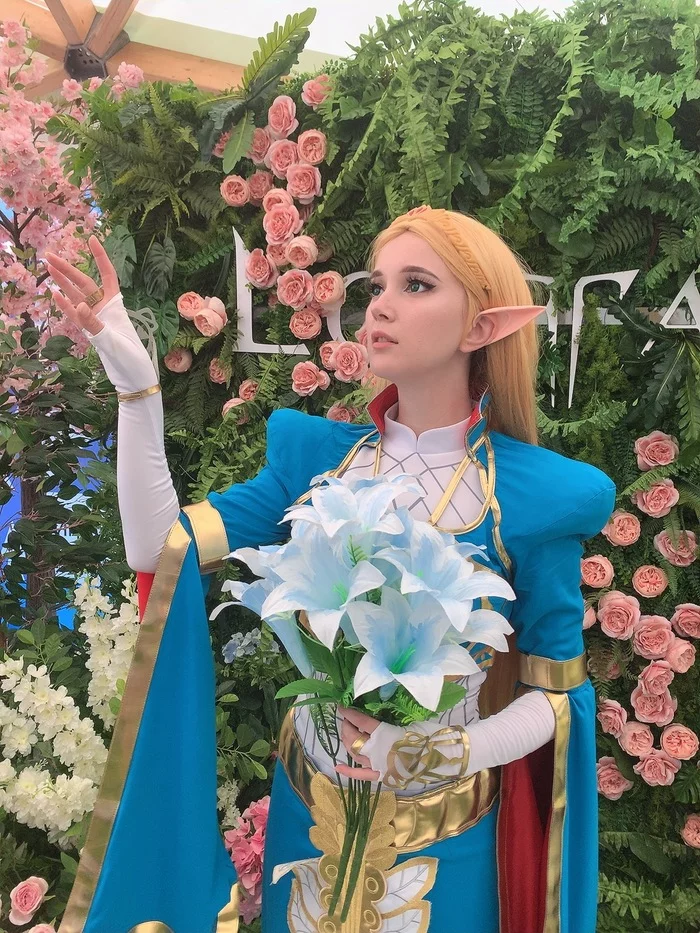 Princess Zelda cosplay from VK fest - My, Cosplay, Ksana Stankevich, Costume, The legend of zelda, Princess zelda, Vkfest, Longpost, Vk fest