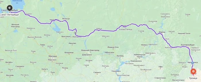 Highway Chelyabinsk-SPB through Kirov - Drive, Road, No rating