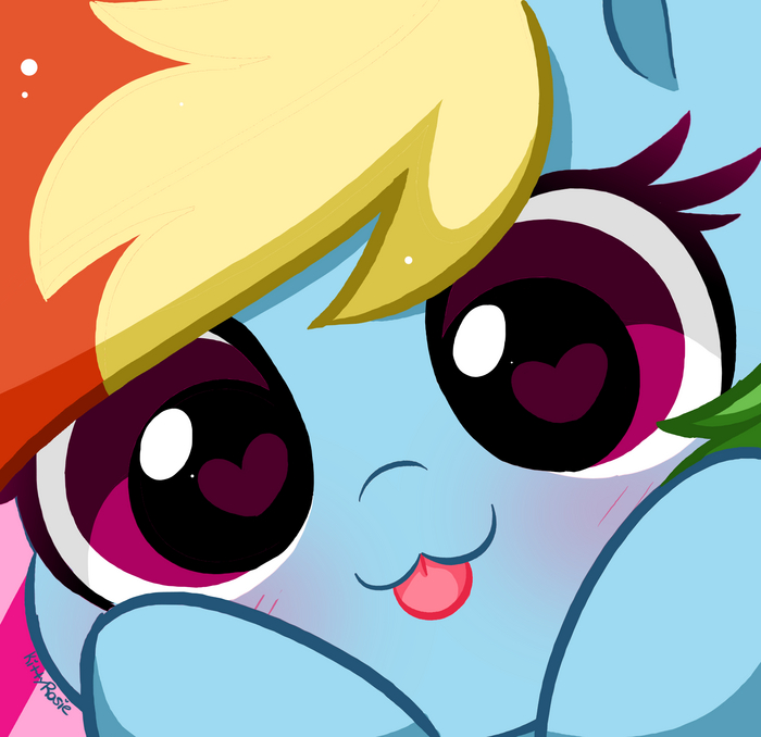     My Little Pony, Rainbow Dash, Ponyart, , Kittyrosie