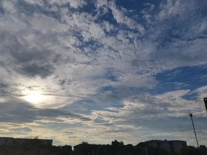 Just beauty in a ribbon) - My, Sky, Nature, beauty, Clouds