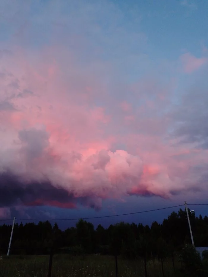 It's moments like these that make you feel different. - My, Clouds, Sky, Sunset, The photo