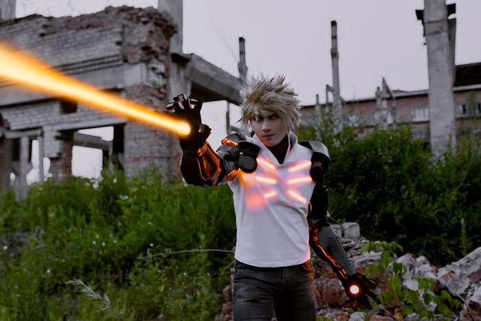 Cosplay Genos , , Genos, Onepunchman, , 