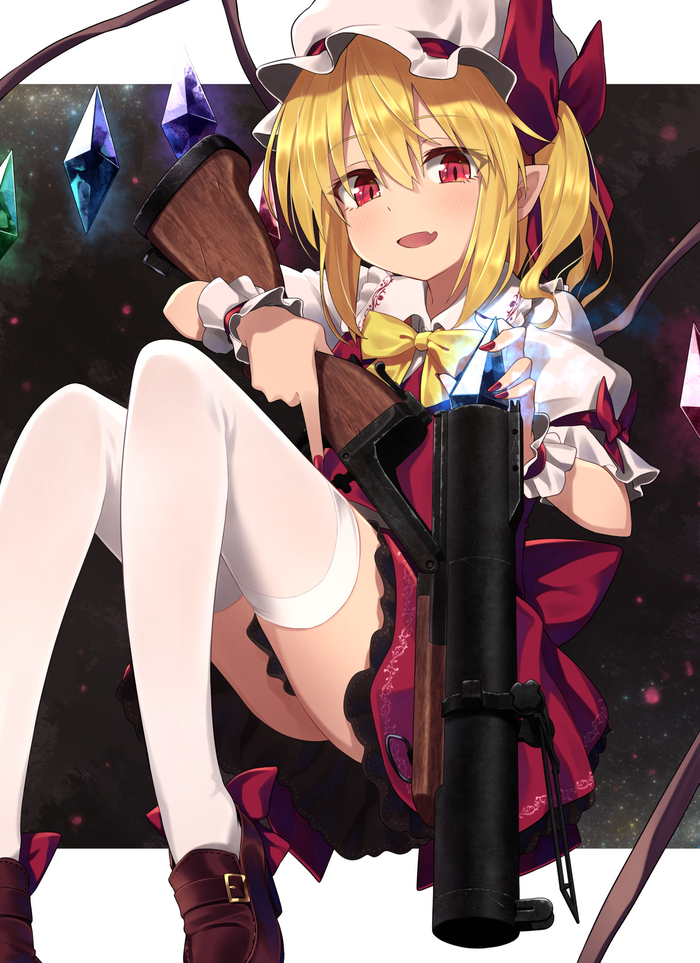    Touhou, Flandre Scarlet, , Anime Art, Greenkohgen, 