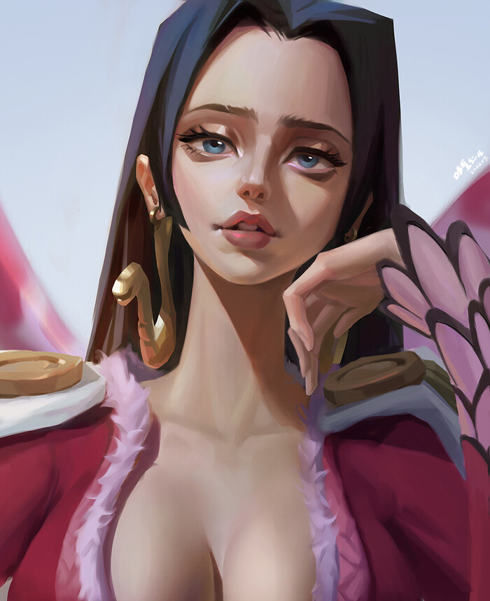 One Piece , ArtStation, , One Piece, Anime Art, , Boa Hancock, Sir Crocodile, Perona, Sanji