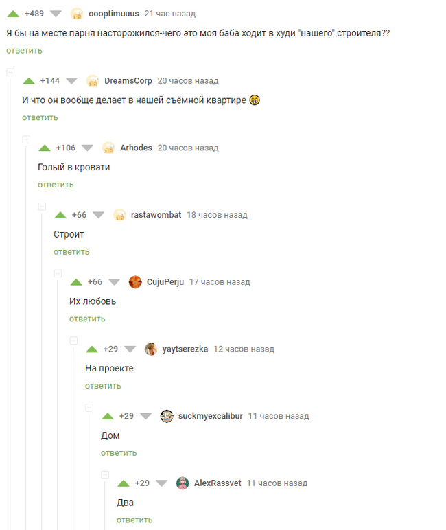 Построение любви