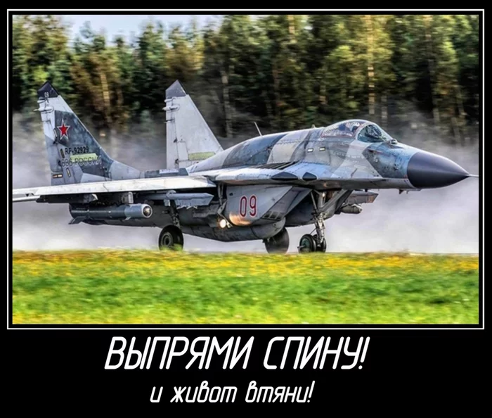 Well maaaaam! - Humor, Picture with text, Airplane, Aviation, Fighter, Demotivator, MiG-29