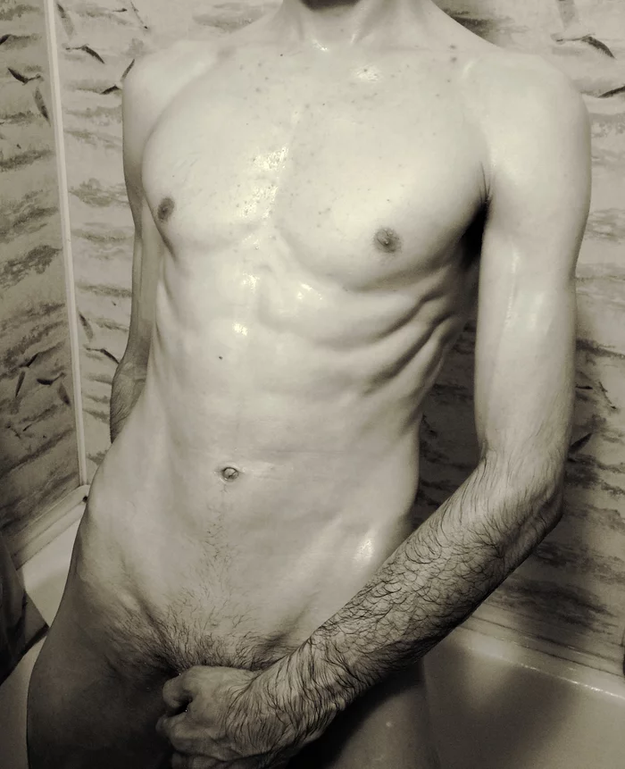 Again from the shower - NSFW, My, Author's male erotica, Guys, Homemade, Body, Shower, Playgirl