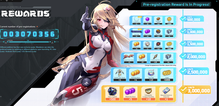 � ��������� ������ Tower of Fantasy �������������� ������������������ ��� ����� 3 ��������� �������