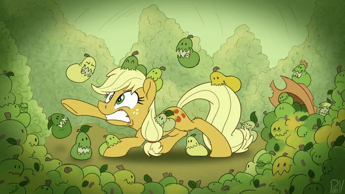 Nightmare - My little pony, PonyArt, Applejack, Pirill-Poveniy