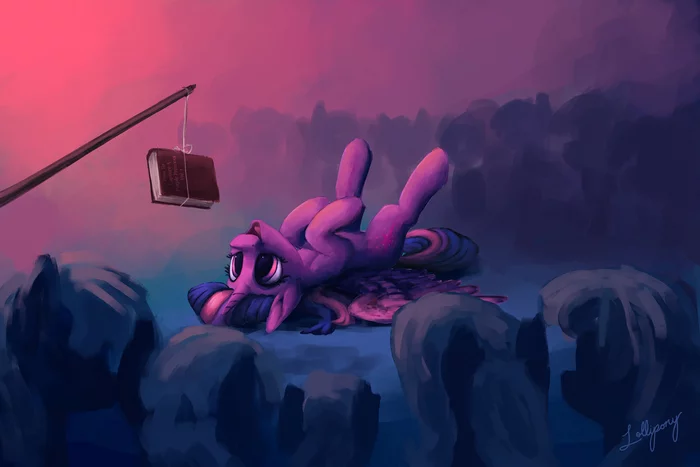 Специфическая наживка - My Little Pony, PonyArt, Twilight sparkle, Lolliponybrony