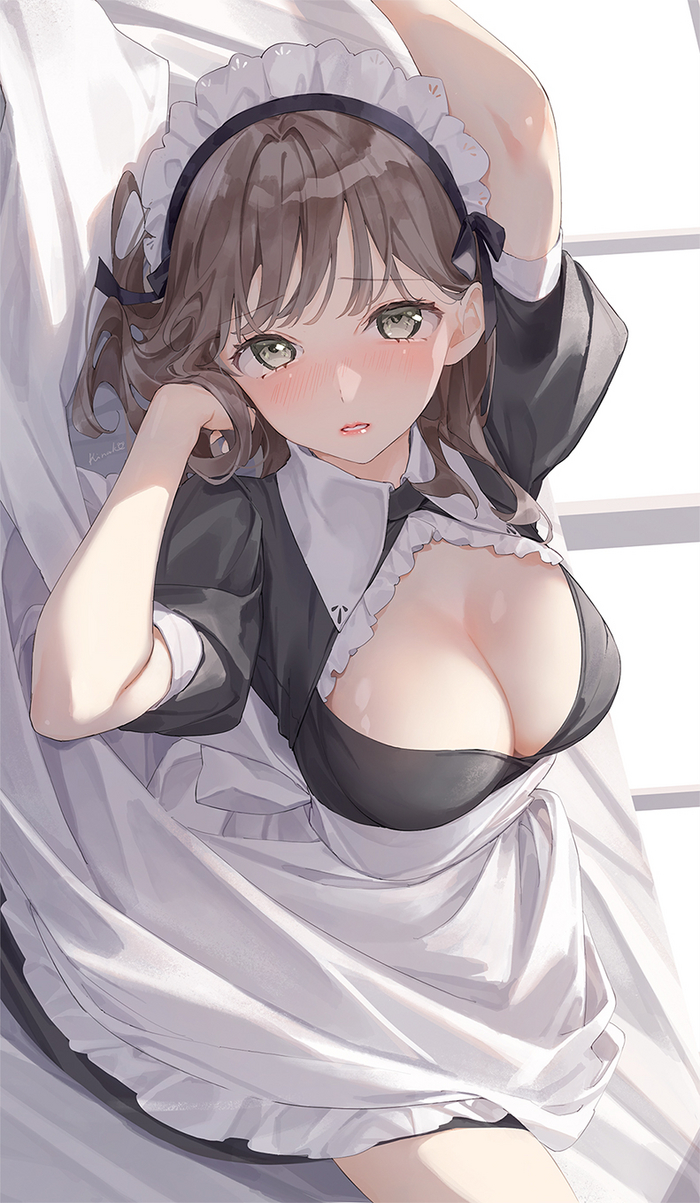 Maid , , Anime Art, Original Character, 